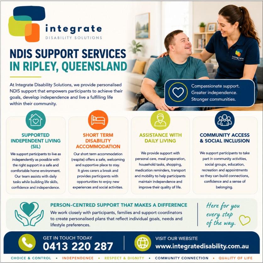 NDIS service providers Ripley QLD