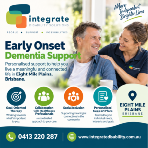 NDIS early onset dementia services Eight Mile Plains QLD
